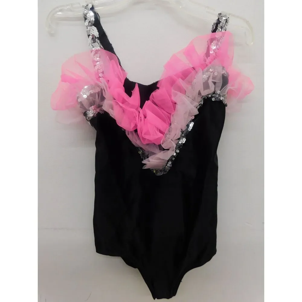 Pre-Owned Dance Costume Unbranded  Large Child Pink Jazz